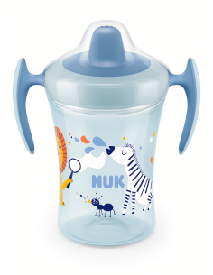 NUK EVOLUTION Trainer Cup, Чаша 230мл., 6+ месеца, синя