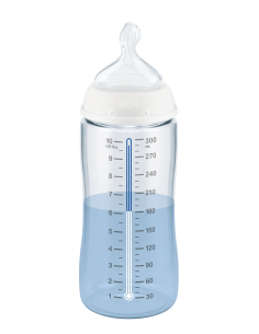 NUK First Choice РР Шише Temperature control 300мл каучук микс  - Син