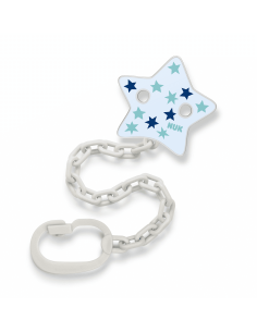 NUK синджир за биберон 2023 - Синя звезда 2