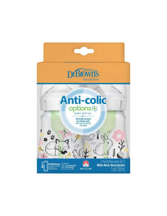 Бебешко шише Dr. Brown’s Options+ Антиколик, 2 бр, 150 мл 2