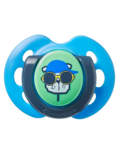 Ортодонтични залъгалки Tommee Tippee Fun Style, 0-6 м, 2 броя, котка/куче