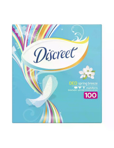 DISCREET Део Пролетен Бриз Мултиформ, ежедневни дамски превръзки, 100 бр.