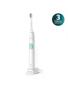Електрическа звукочестотна четка за зъби ProtectiveClean Series 4300, бяла, Philips Sonicare HX6807/24