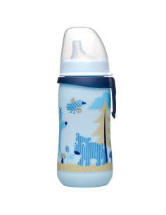 Бебешко шише NIP First Cup, 330мл, 12 месеца + 2
