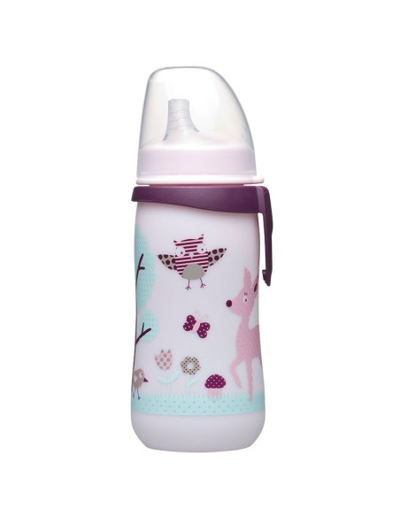 Бебешко шише NIP First Cup, 330мл, 12 месеца +