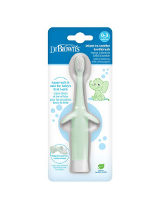 Първа четка за зъби Dr. Brown’s Infant-to-Toddler, Mint