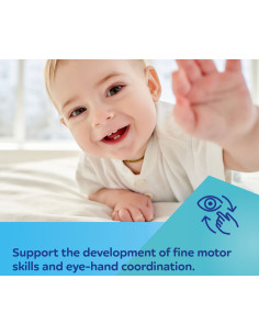 Canpol Toys - Бебешка чесалка от дърво/силикон Rudder