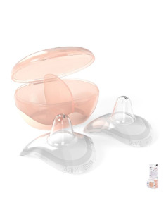 Силиконови протектори за зърна NIP First Moments 2 броя, с кутийка за съхранение