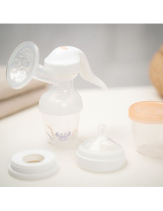 Ръчна помпа за кърма NIP First Moments All-in-One System с шише, 150 мл. 2