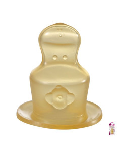 Биберони NIP Latex за шишета Narrow-Neck, 2 бр., 0-6 месеца