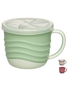 Детска чаша с капак 2 в 1 NIP Eat Green SnackBox, за пиене и за храна