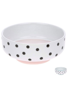 Детска купа за хранене Lassig Little Chums порцеланова със силиконов пръстен