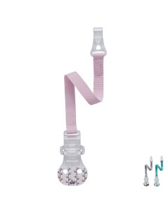 Държач за залъгалка с щипка NIP, за залъгалки с халка