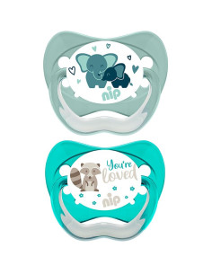 Залъгалки NIP Family Латекс етап 1, 0-6 месеца, 2 бр. 2