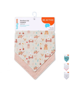 Комплект лигавници тип бандана BabyOno Be Active, 2 бр., 879