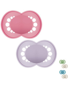 Залъгалка MAM Original Pure Soother Solid 16m+, със стерилизираща кутия, 2бр.