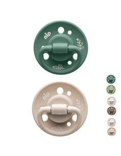 Залъгалки NIP Cherry Green етап 2, 6 месеца +, 2 бр.