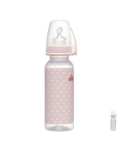 Бебешко шише за хранене NIP Trendy, Flow M, 250 мл, 6 месеца +