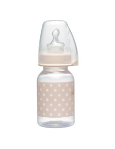 Бебешко шише за хранене NIP Trendy, Flow S, 125 мл, 0-6 месеца