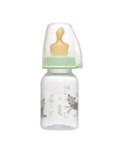 Бебешко шише за хранене NIP Family, Flow S, 125 мл, 0-6 месеца