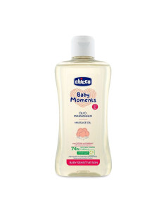 Масажно бебешко олио за тяло CHICCO Baby Moments, Sensitive, 200мл.