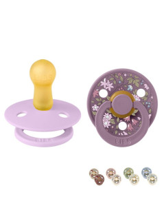 Залъгалки BIBS Liberty Colour, Латекс, 0-18 месеца, 2 бр.