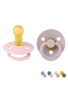 Залъгалки BIBS Colour, Латекс, 0-18 месеца, 2 бр.