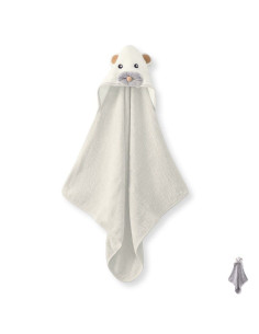 Бебешка хавлия с качулка Bebetto SWEET MOUSE 80х80 см H985