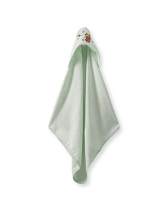 Бебешка хавлия с качулка Bebetto BEAVERR мента 80x80 см H995