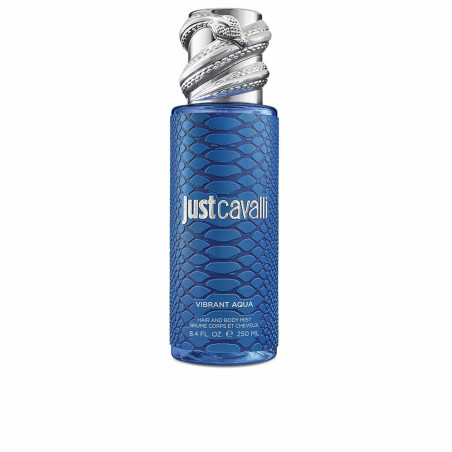 ROBERTO CAVALLI JUST CAVALLI VIBRANT AQUA Парфюмен мист за коса и тяло, 250 мл