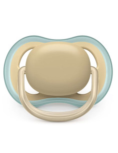 Ортодонтични залъгалки Philips-Avent Ultra Air, 2 броя, със стерилизаторна кутия, неутрални, 0-6 м 2