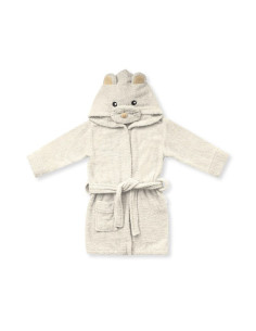 Детски халат с качулка Bebetto HAPPY MOUSE, Екрю, 1-5 години, H989