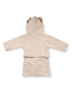 Детски халат с качулка Bebetto HAPPY LION, Бежов, 1-5 години, H990 2
