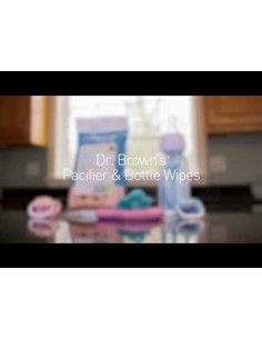 Мокри кърпи Dr.Browns за залъгалки и бебешки шишета, 40 броя 2