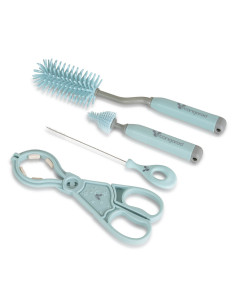Комплект четки и щипки за шишета Cangaroo, син 2