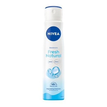 NIVEA FRESH NATURAL XL SIZE Део спрей дамски, 250 мл
