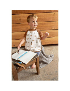 Комплект лигавници Lassig Drop Bib Little Mateys Royal Blue, 2 бр 2