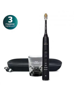 Звукова електрическа четка Philips Sonicare DiamondClean 9000 HX9911/17, с глава „всичко в едно“ A3 Premium, 4 режима, 3 инте