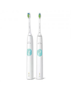 Комплект Philips Sonicare ProtectiveClean Series 4300 HX6807/35 включва 2 броя бели електрически звукови четки за зъби с елег 2