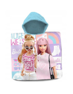 Детско пончо за плаж и баня Kids Licensing Barbie 60x120 см.