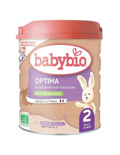 Адаптирано мляко Babybio - Optima 2 6-12 месеца 800гр