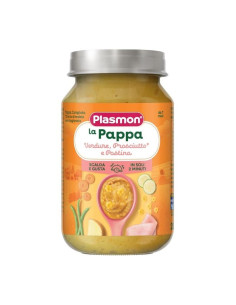 Пюре Plasmon - Зеленчуци с бебешка паста и свинско месо