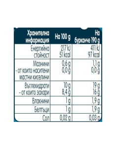 Пюре Nestle Gerber - Десерт Ябълка, манго и праскова с извара, 190g 2