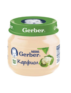 Пюре от карфиол Nestlе GERBER - Моето първо пюре, 80 g