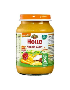 Бебешко пюре Holle Зеленчуково къри, 190 g