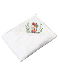 Бебешка хавлия с качулка Tega Baby Wild-Free Little Fox