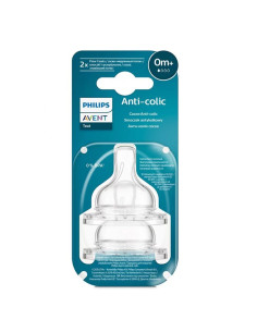 Комплект от 2 бр. Биберони Anti-colic със сила на потока 1, 0м+, Philips AVENT