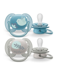 Ортодонтични залъгалки Philips Avent - Ultra Soft, 6-18 м, 2 броя 2