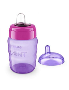 Преходна чаша Philips AVENT с мек накрайник 260 мл. момиче
