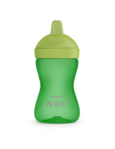 Неразливаща се чаша Avent с твърд накрайник 18М+ 300мл - момче